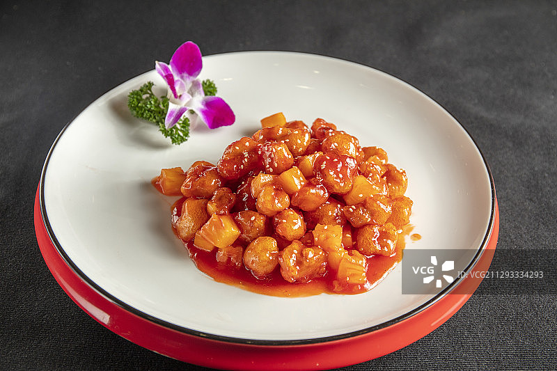 菠萝里脊肉图片素材