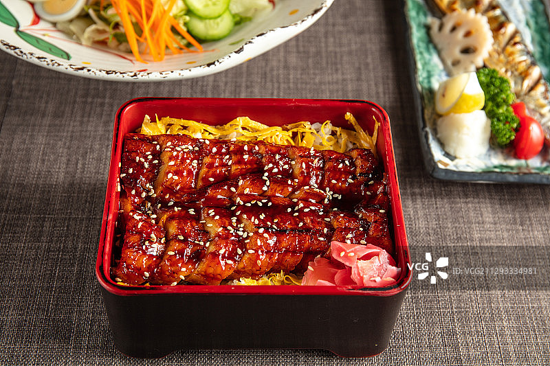 日式鳗鱼饭图片素材