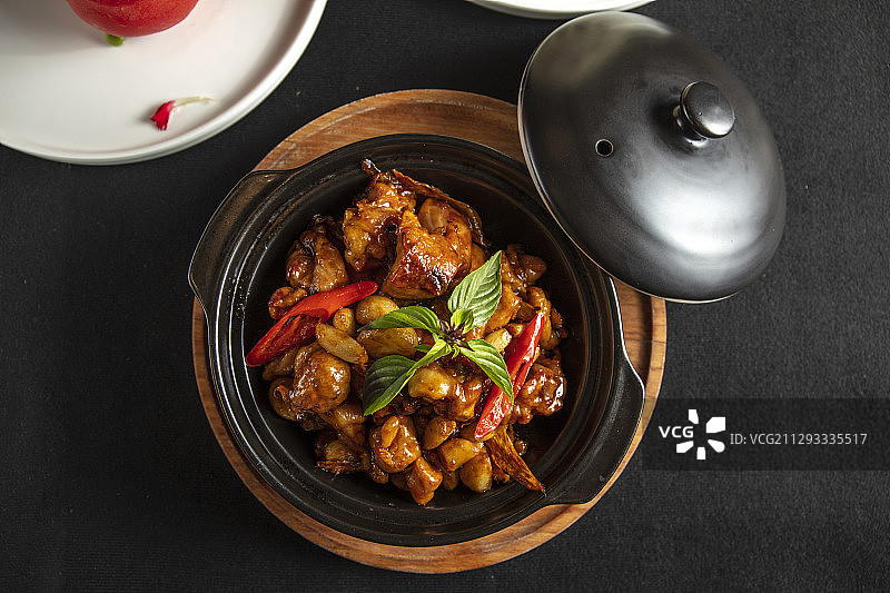 台湾三杯鸡图片素材