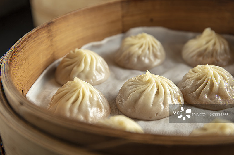 中式小笼包图片素材