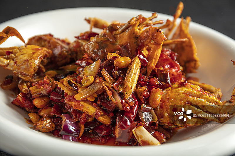 香辣蟹图片素材