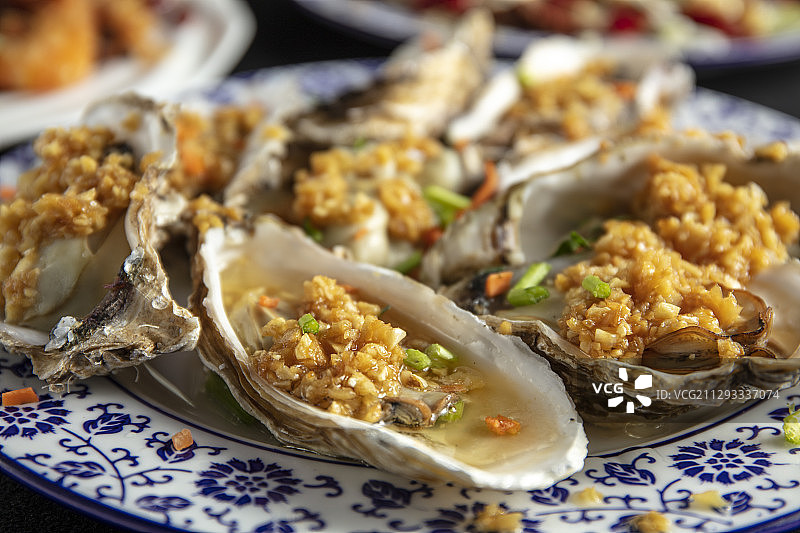 蒜蓉生蚝图片素材