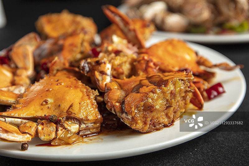 香辣蟹图片素材