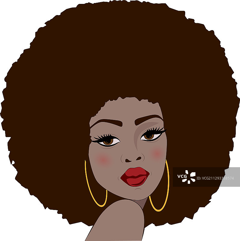 非洲裔美国女士图片素材