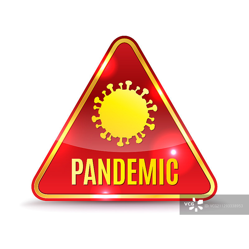 冠状病毒COVID-19大流行警报图片素材