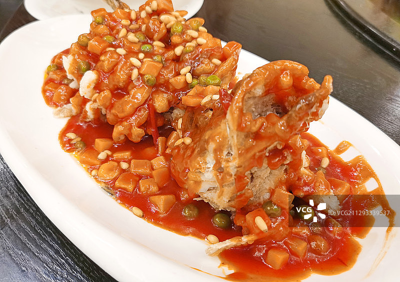 精品美食，松子桂鱼图片素材