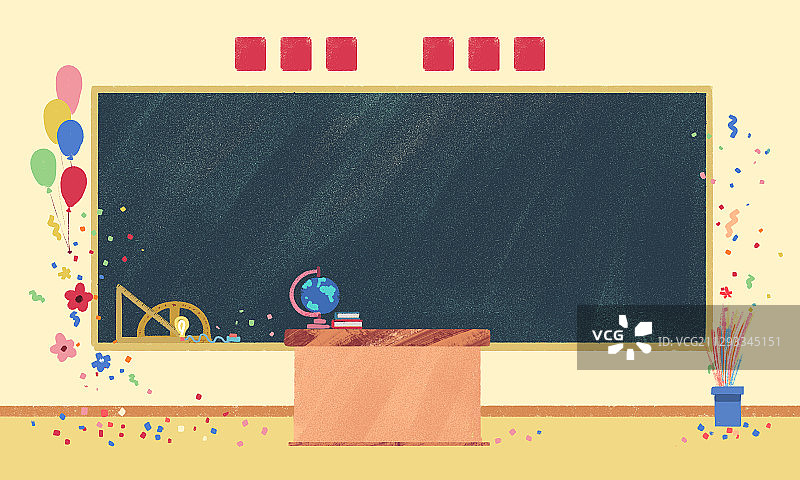 教室背景-无人图片素材