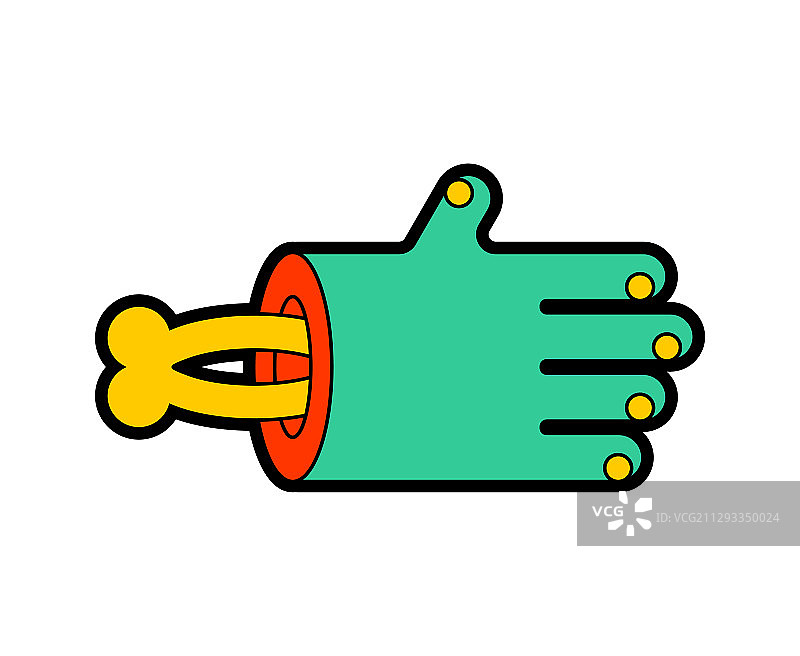 僵尸手臂和骨骼图片素材