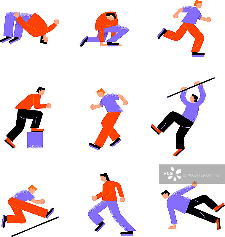 跑酷青年素材图片素材