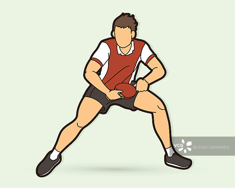 乒乓球运动员的乒乓球运动图片素材