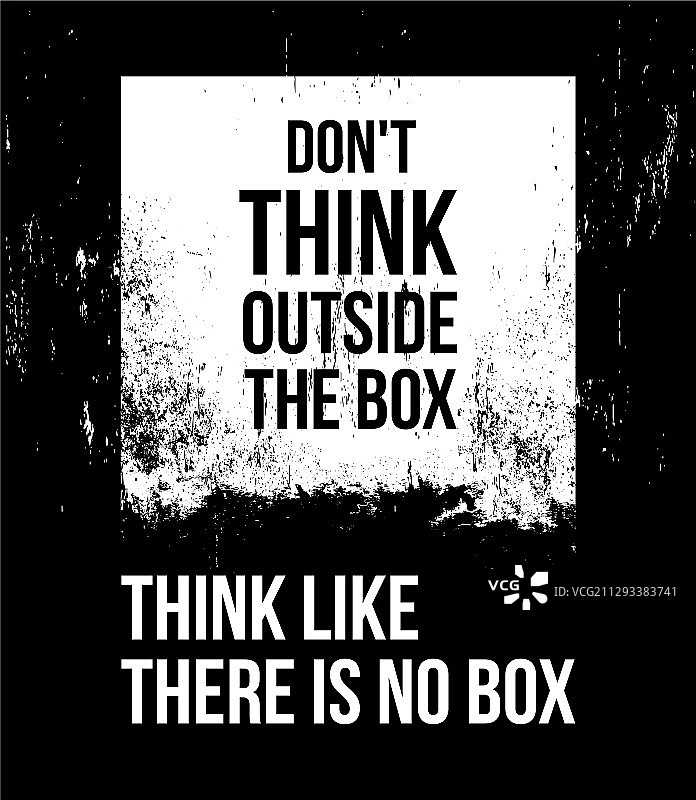 不要跳出框框思考图片素材