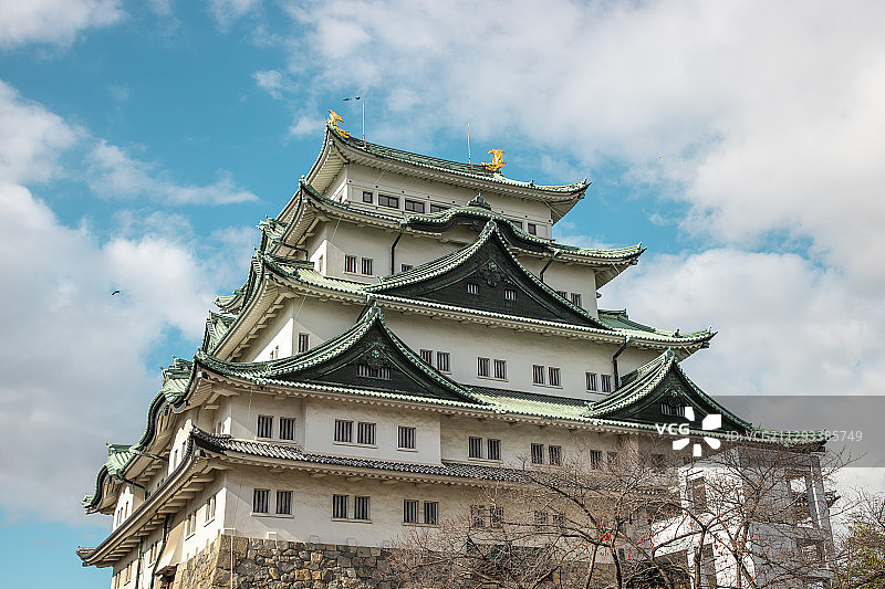 日本名古屋城图片素材