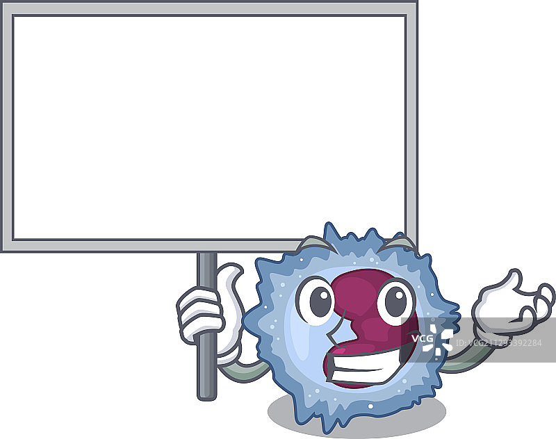 可爱的单核细胞卡通图片素材