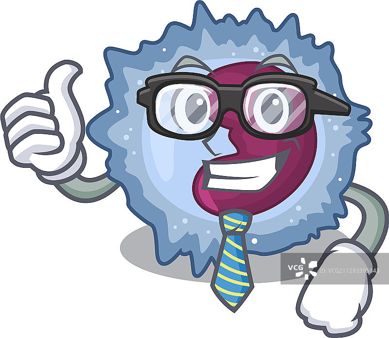 卡通人物商人单核细胞图片素材