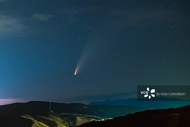 甘南临潭的新智彗星图片素材