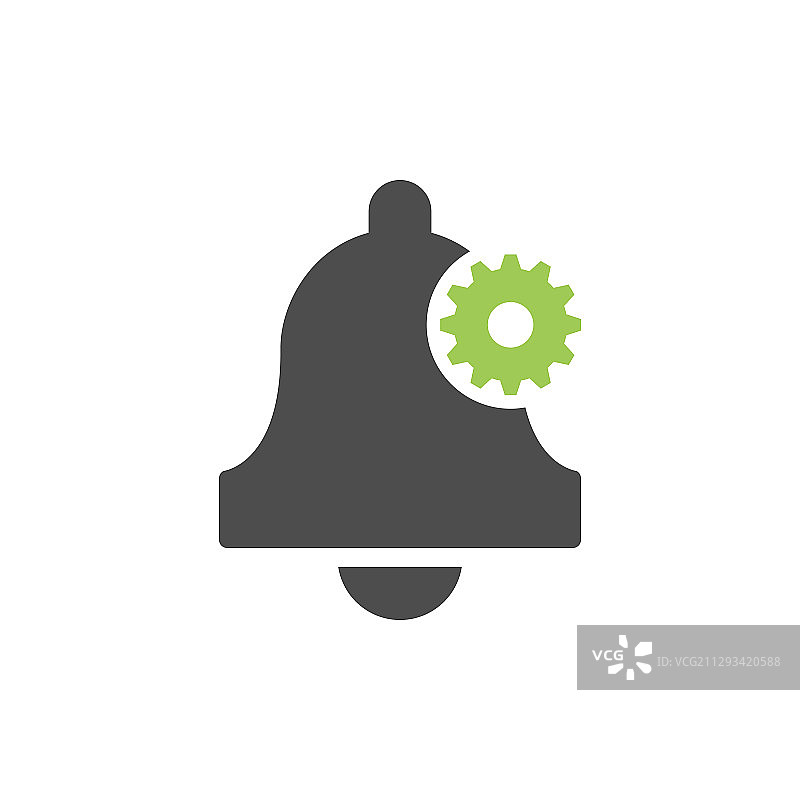 铃铛设置标志现代图标图片素材