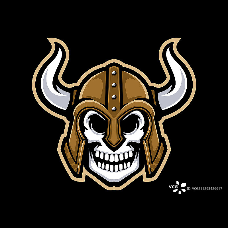 骷髅吉祥物头像图片素材