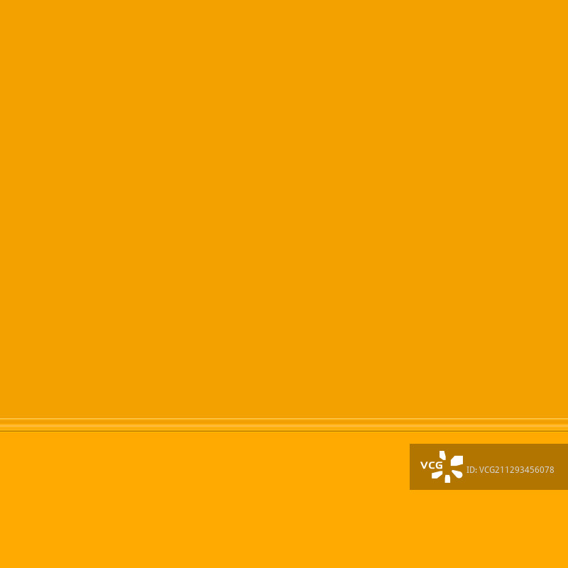 带有踢脚线和地板的橙色墙壁图片素材