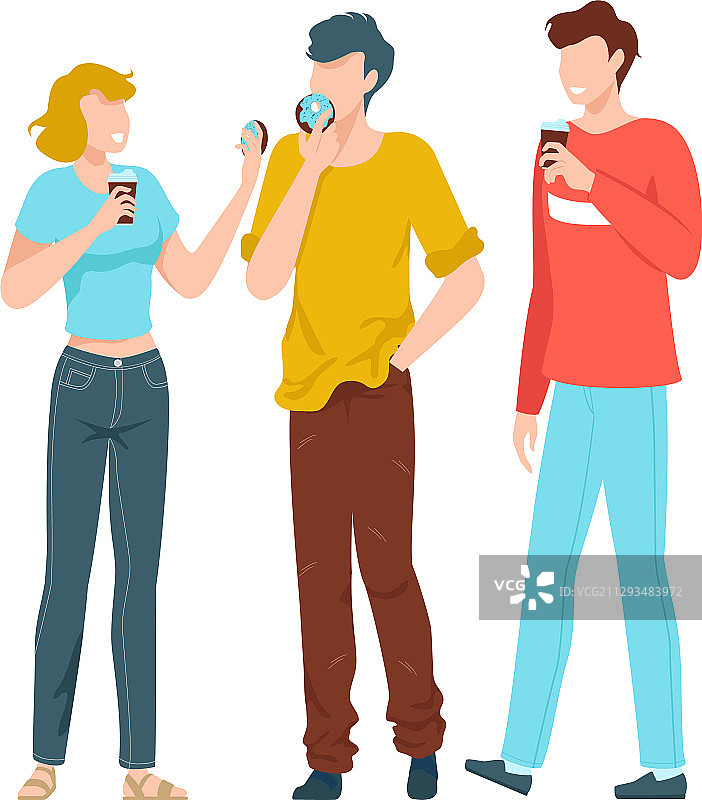 朋友们在一起，年轻人自拍图片素材