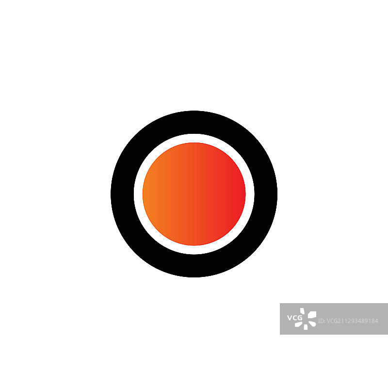 字母O初始图标标志设计模板图片素材