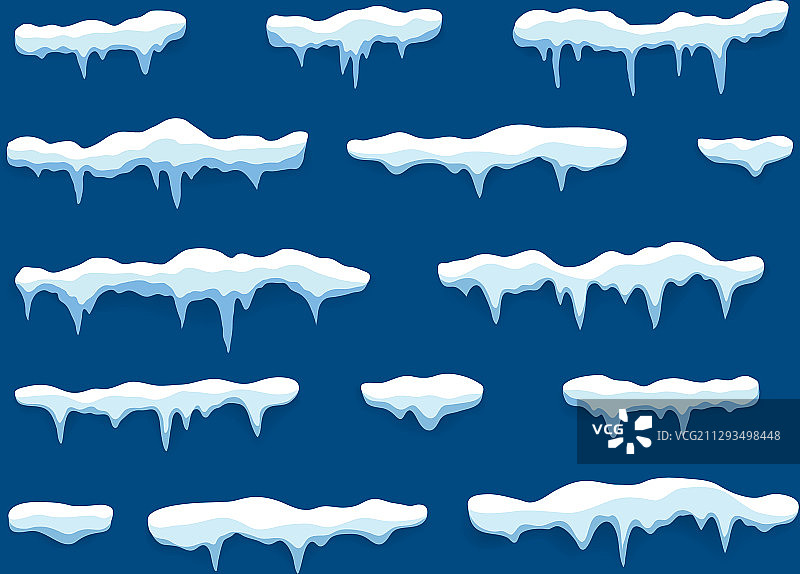 雪帽漂移冬季冰冻冰柱雪球图片素材