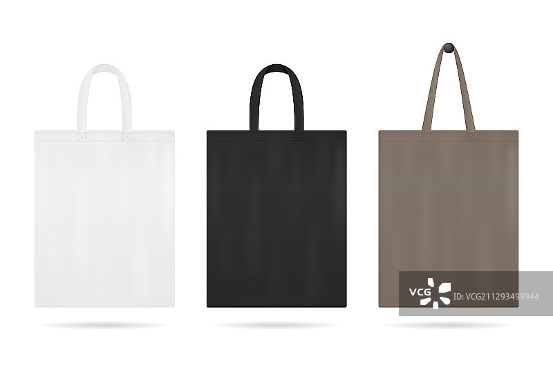 帆布手提袋购物袋样机图片素材