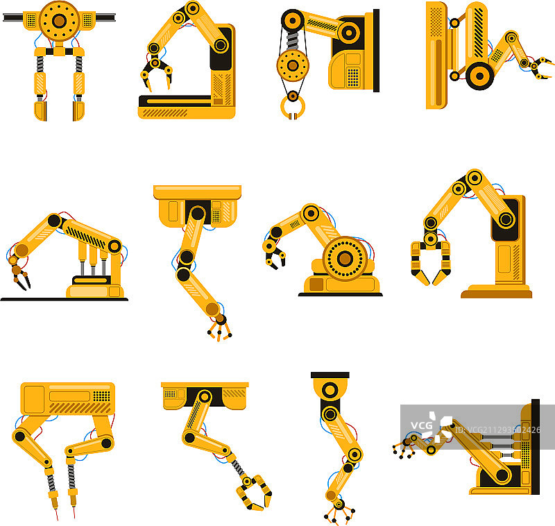制造机器人手臂自动化设备图片素材