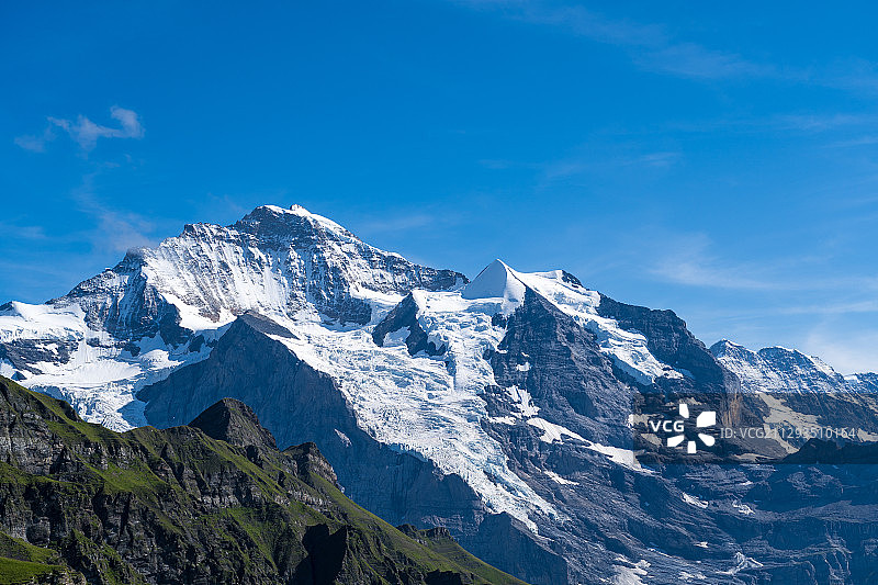 夏日的少女峰图片素材