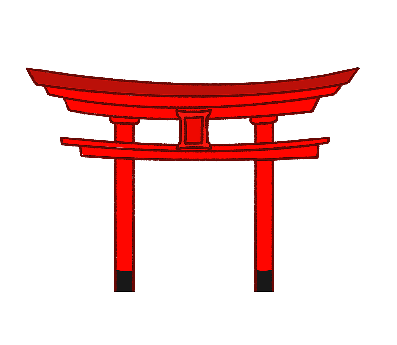 日式鸟居建筑物图片素材