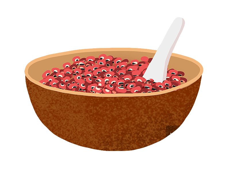 一碗红豆图片素材
