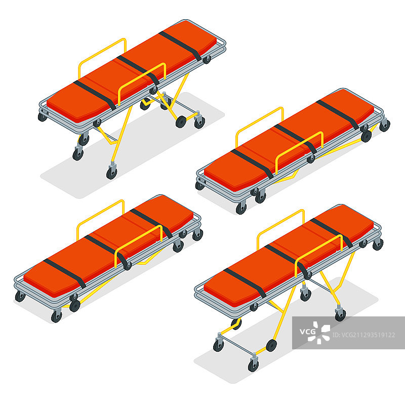 2.5D担架或轮式担架图片素材