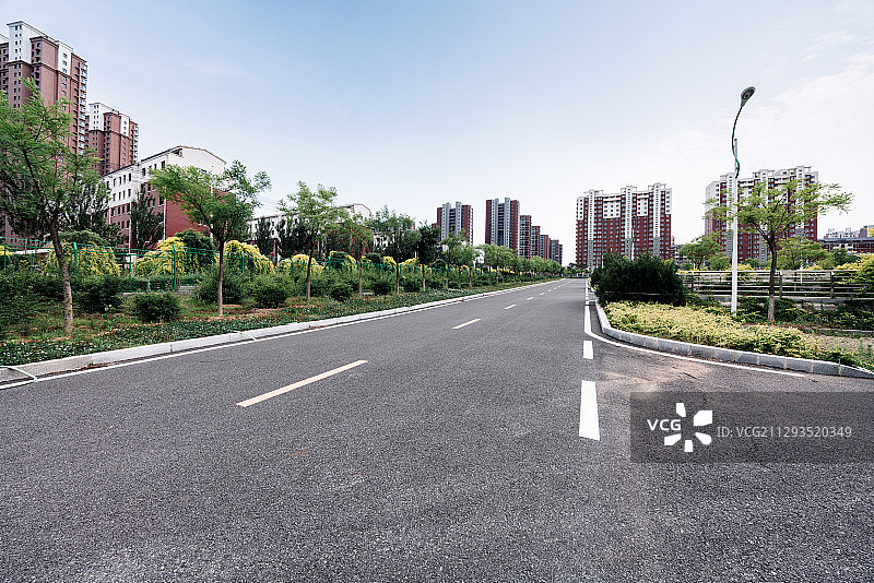 空旷的城市街道图片素材