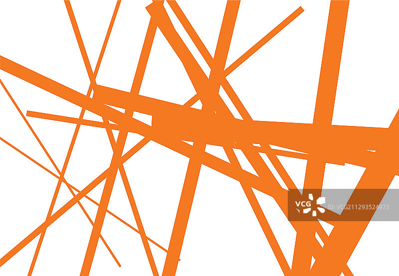 具有随机混乱线条的抽象几何艺术图片素材