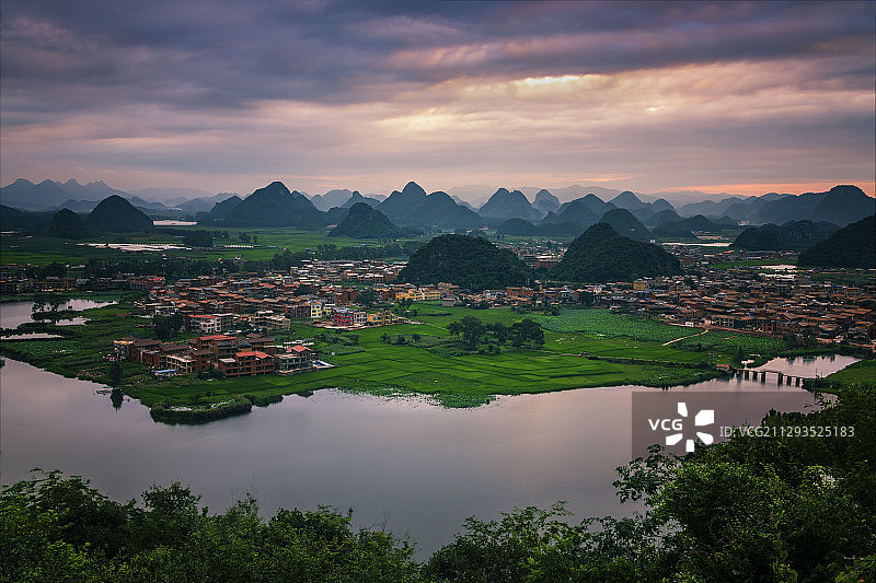 普者黑图片素材