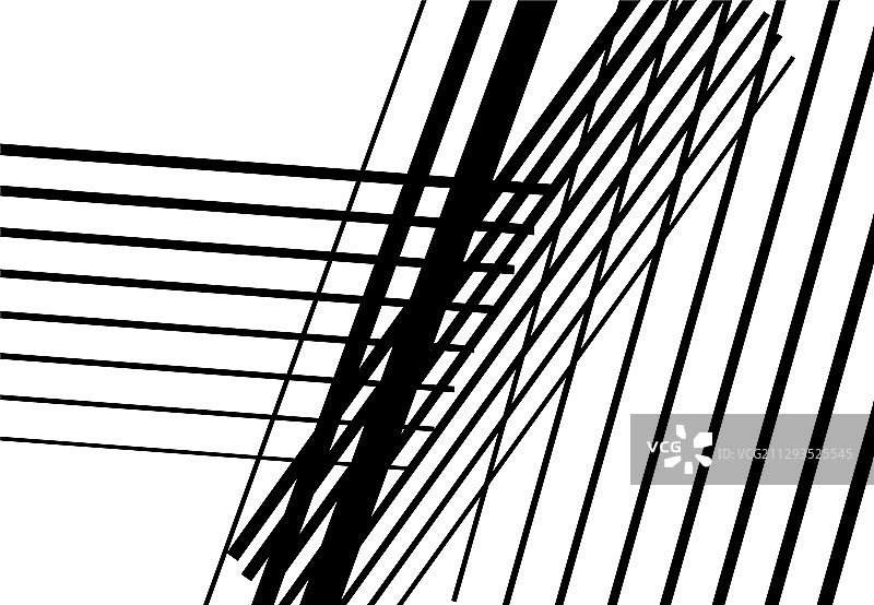 具有随机混乱线条的抽象几何艺术图片素材