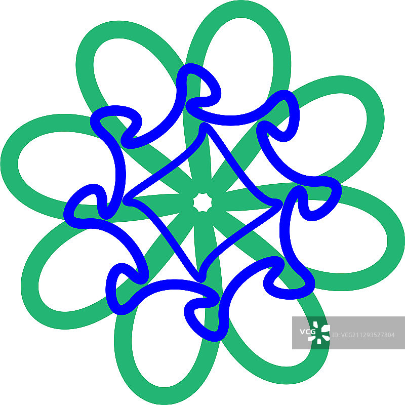几何曼陀罗装饰装饰符号图片素材