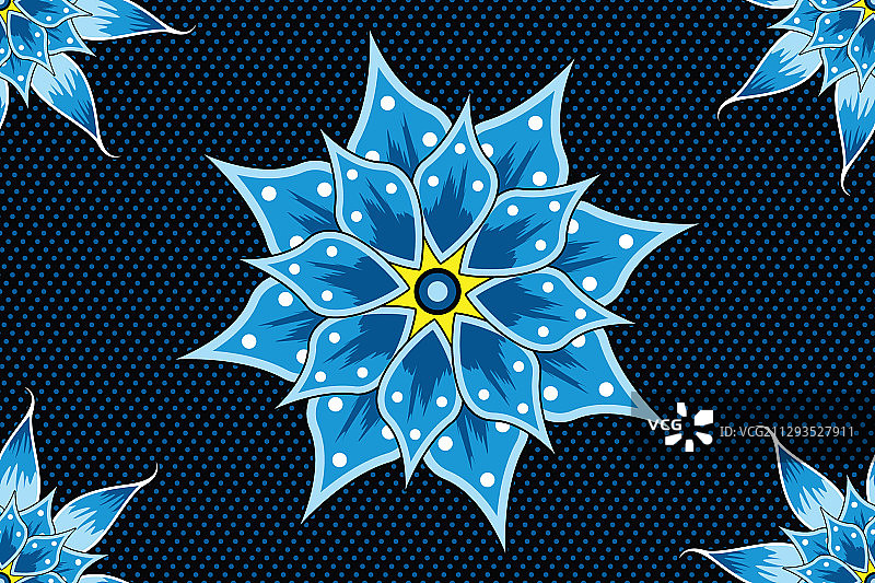 花型无缝图案图片素材