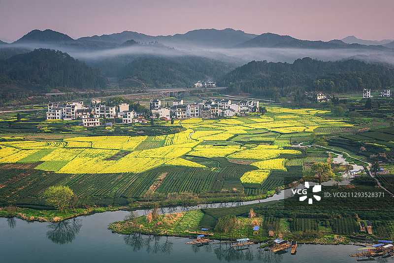 婺源月亮湾图片素材