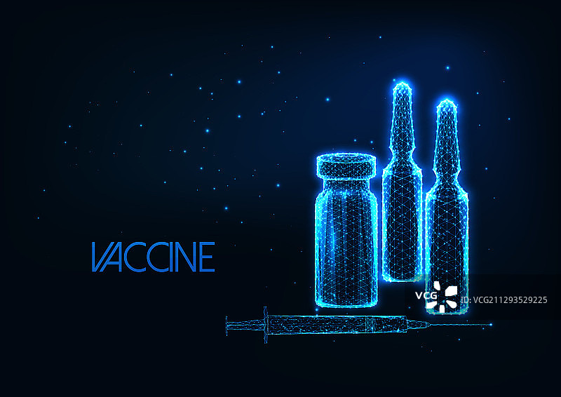 未来疫苗研究概念图片素材