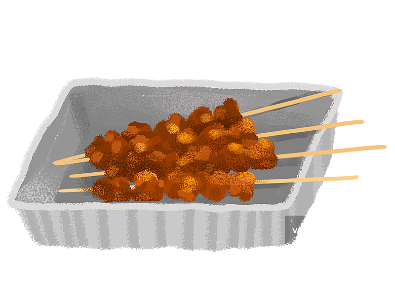 烧烤羊肉串图片素材