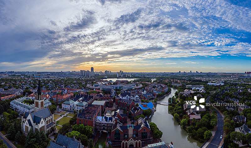 上海松江 泰晤士小镇图片素材