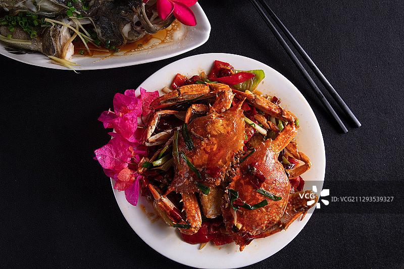 香辣花蟹图片素材