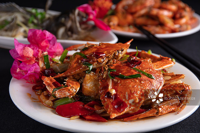 香辣花蟹图片素材