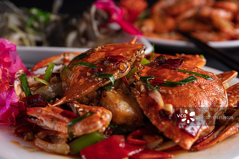 香辣花蟹图片素材