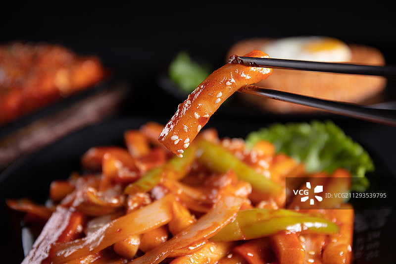 韩式辣炒年糕图片素材
