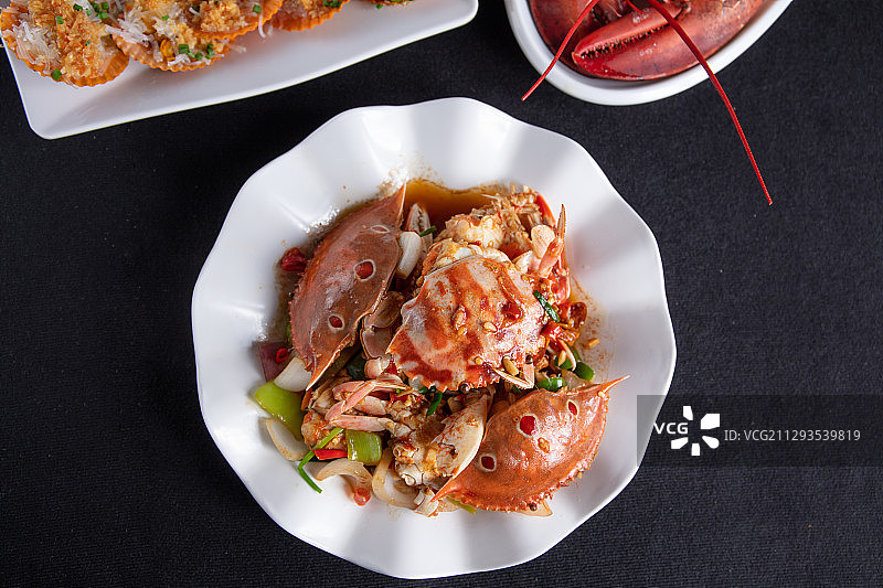 香辣蟹图片素材