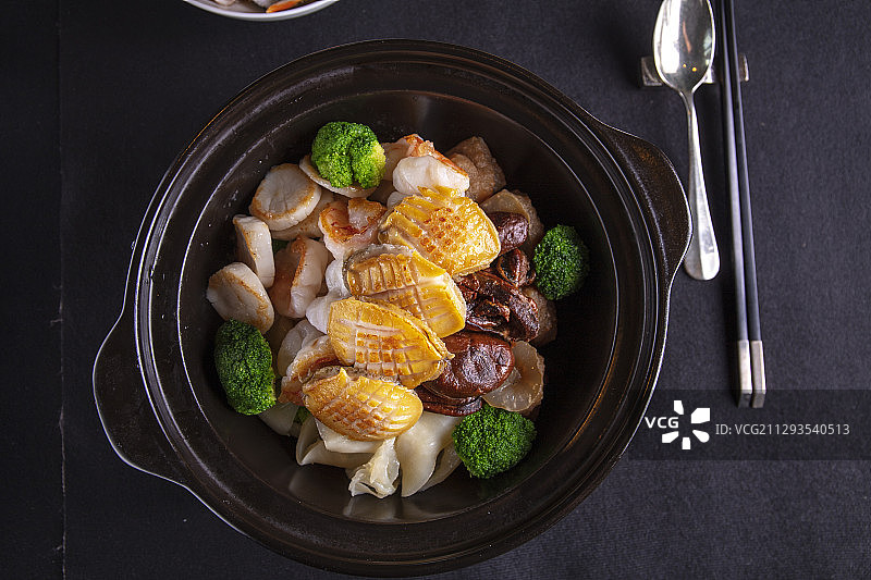 海鲜一品锅套餐图片素材