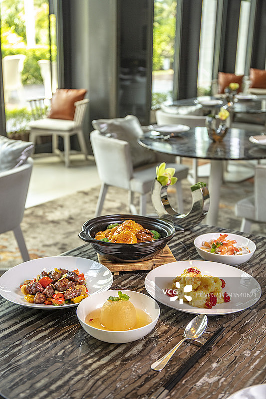 高级酒店餐厅套餐聚会图片素材