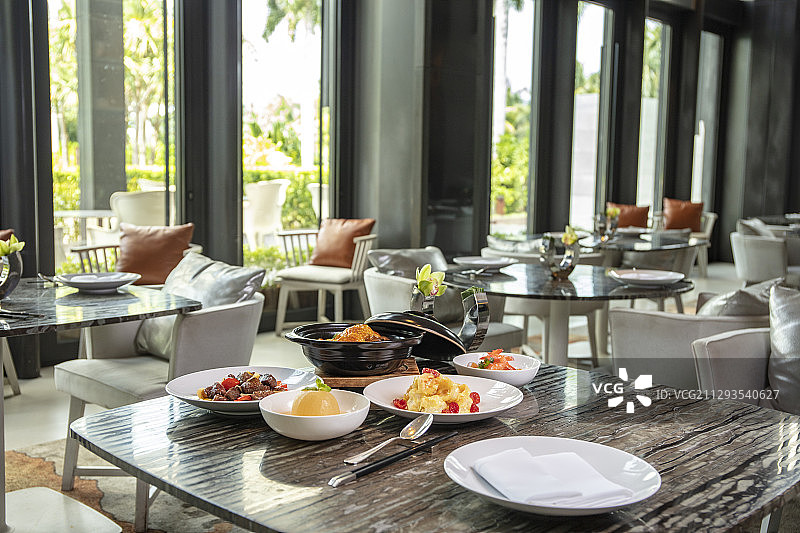 高级酒店餐厅套餐聚会图片素材