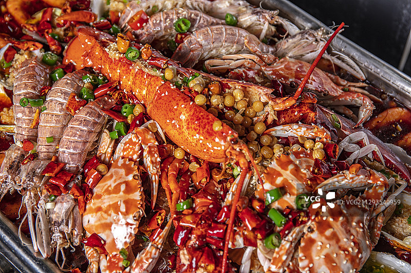 海鲜拼盘图片素材